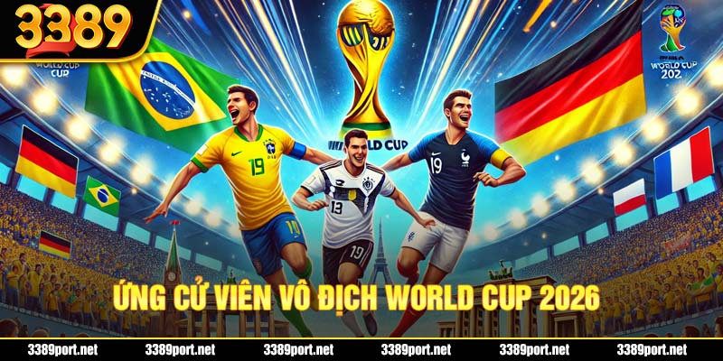 Những ứng cử viên sáng giá cho chức vô địch World Cup 2026