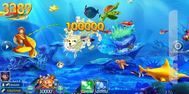 Ưu điểm nổi bật của mục game bắn cá 3389