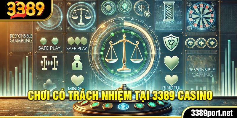 Chơi Có Trách Nhiệm: 3389 Casino Đảm Bảo Giải Trí An Toàn Và Lành Mạnh