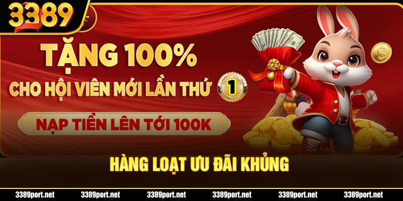 Liên tục tung ra ưu đãi khủng để hỗ trợ tiền vốn cho người chơi