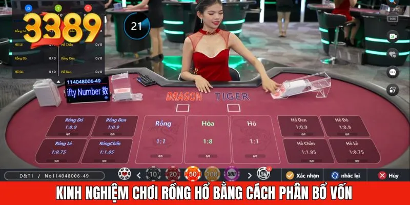 Kinh nghiệm chơi Rồng hổ bằng cách phân bổ vốn