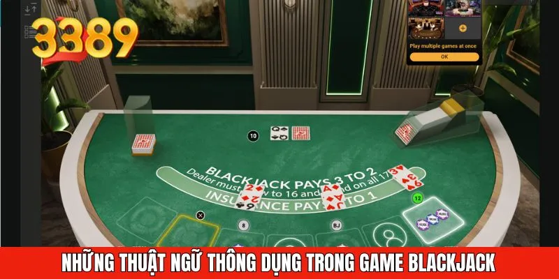 Những thuật ngữ thông dụng trong game Blackjack